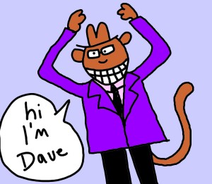 An avatar for Dave The Happy Singer made my First Dog On The Moon