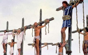 Life of Brian Brian on the cross
