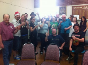 Western Sydney Freethinkers drink to Christopher Hitchens